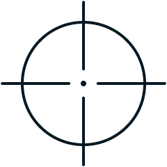 An illustration of an aim.