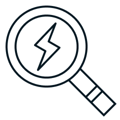 An illustration of a magnifying glass.