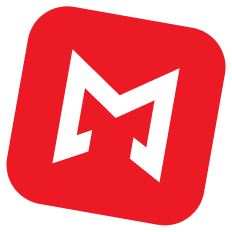 A white Moerschen logo in a red square.