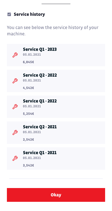 Screenshot der Service geschichten-Seite von unserem Partner Moerschen